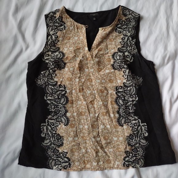 Talbots Silk Blouse Top - Picture 2 of 4